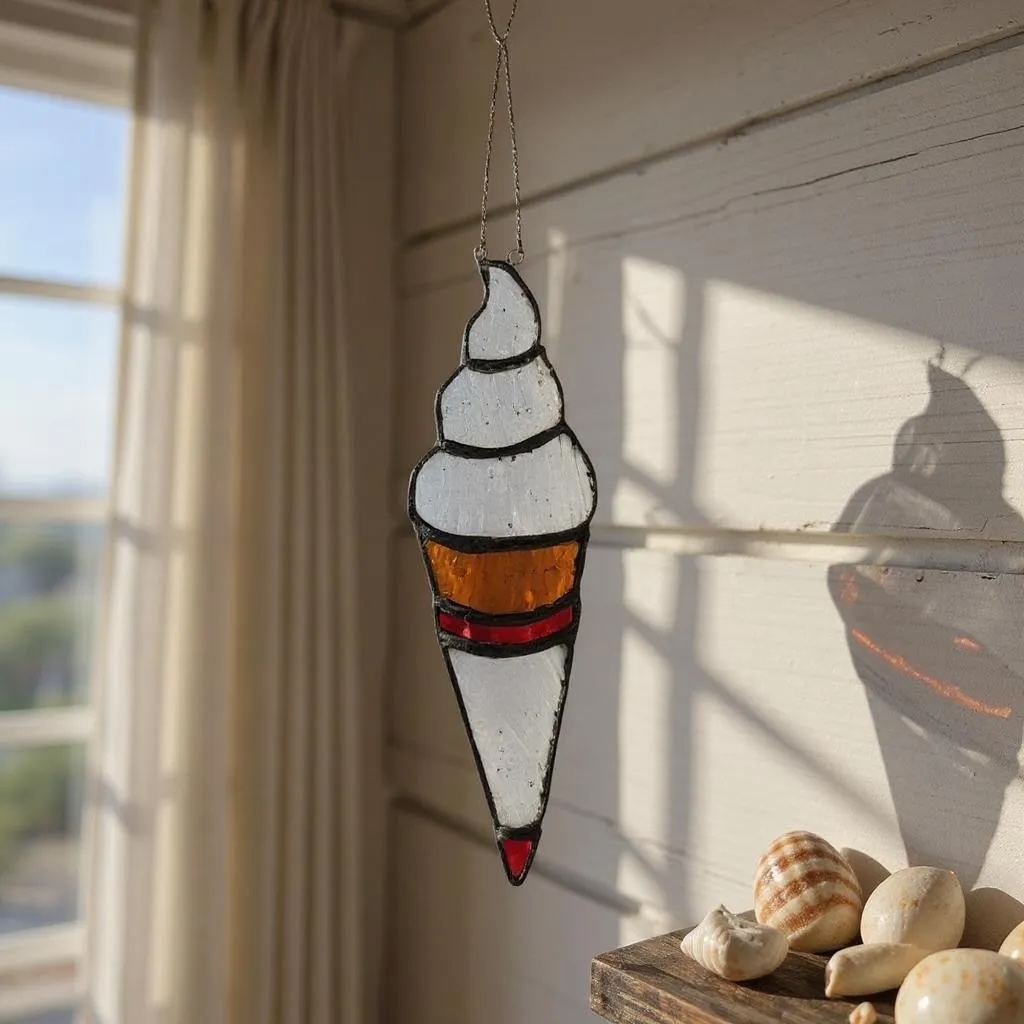 Iridescent Stained Glass Sundae with Signature Red Label – Sundae Truck Memories